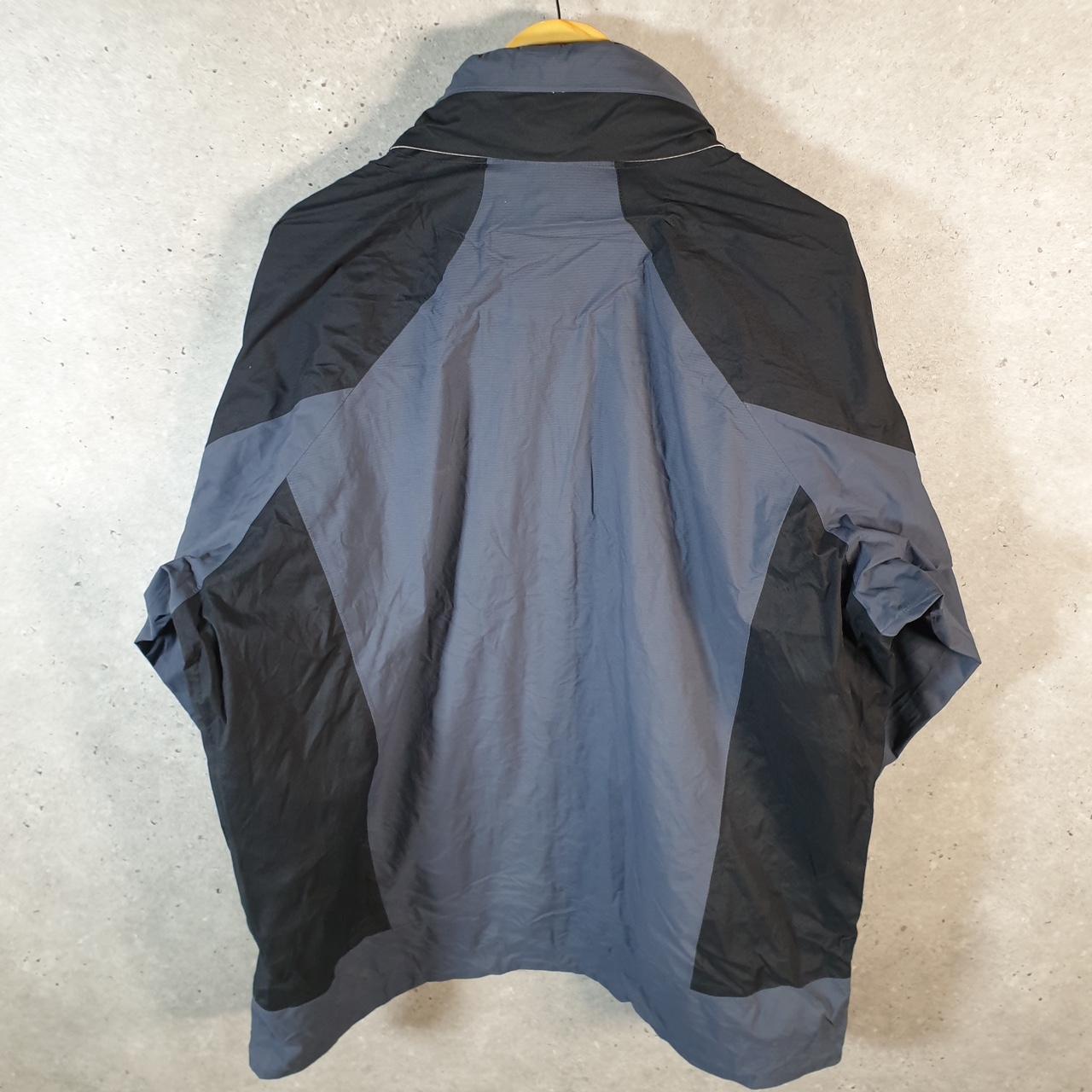 Vintage L.L. Bean Outdoors Nylon Jacket Mens XL Grey Waterproof Hooded