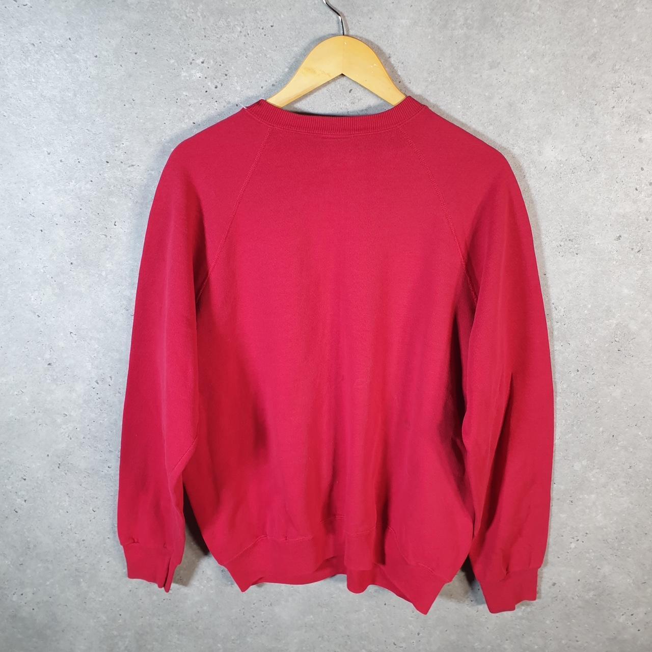 Vintage Lee Midweight Made In USA Sweatshirt Men’s XL Red Doon County Anchor