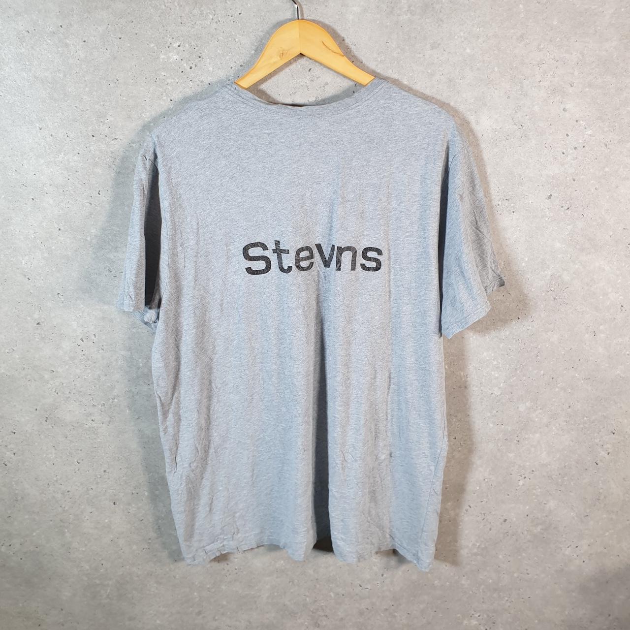 Vintage Nike T Shirt Men’s 2XL Grey Printed Single Swoosh Logo Athletic C8262