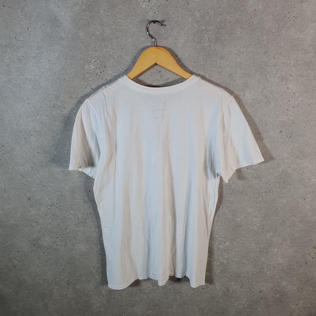 Vintage Nike Run Spellout T Shirt Shirt Men’s Small White Logo Swoosh Athletic