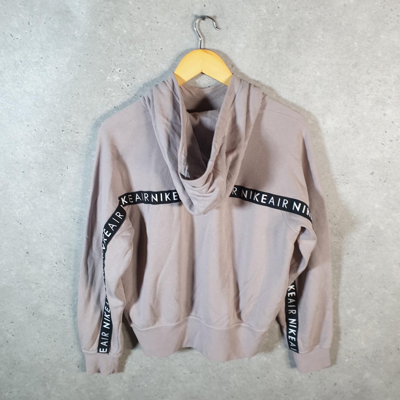 Vintage Nike Air Spellout Hoodie Womens Medium Pink Swoosh Y2K Pullover