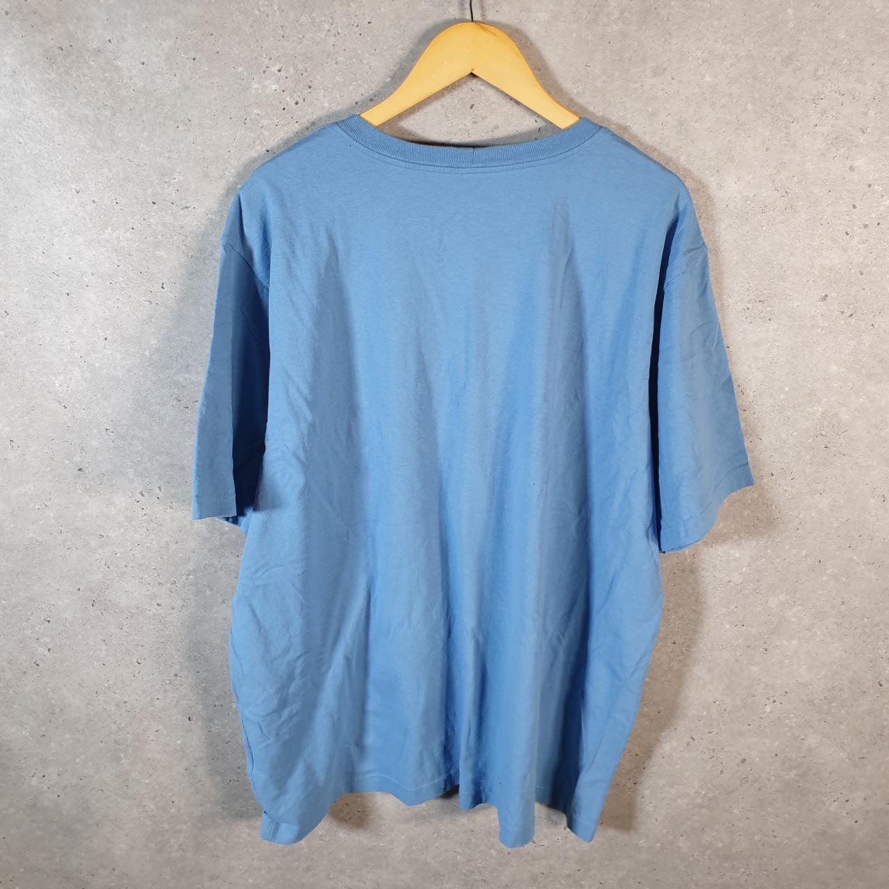 Vintage Carhartt Pocket T Shirt Men’s 2XL Blue Workwear Chore Utility Relaxed Fit