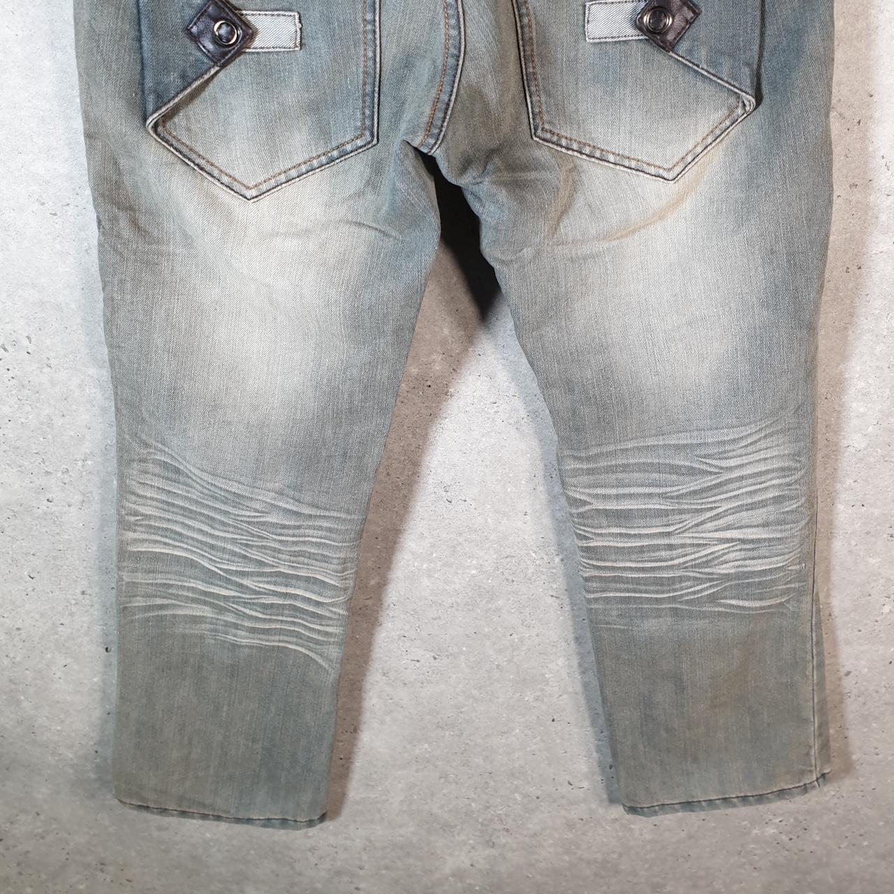 Vintage Epic Hero Baggy Y2K Hip Hop Jeans Mens W30 L30 Grey Denim Wide Leg Big Fish Vintage