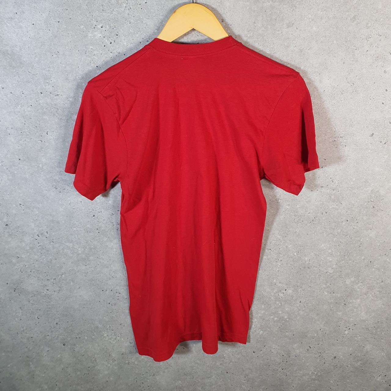 Vintage Sconnie Wisconsin 90s USA Single Stitch T Shirt Men’s Small Red
