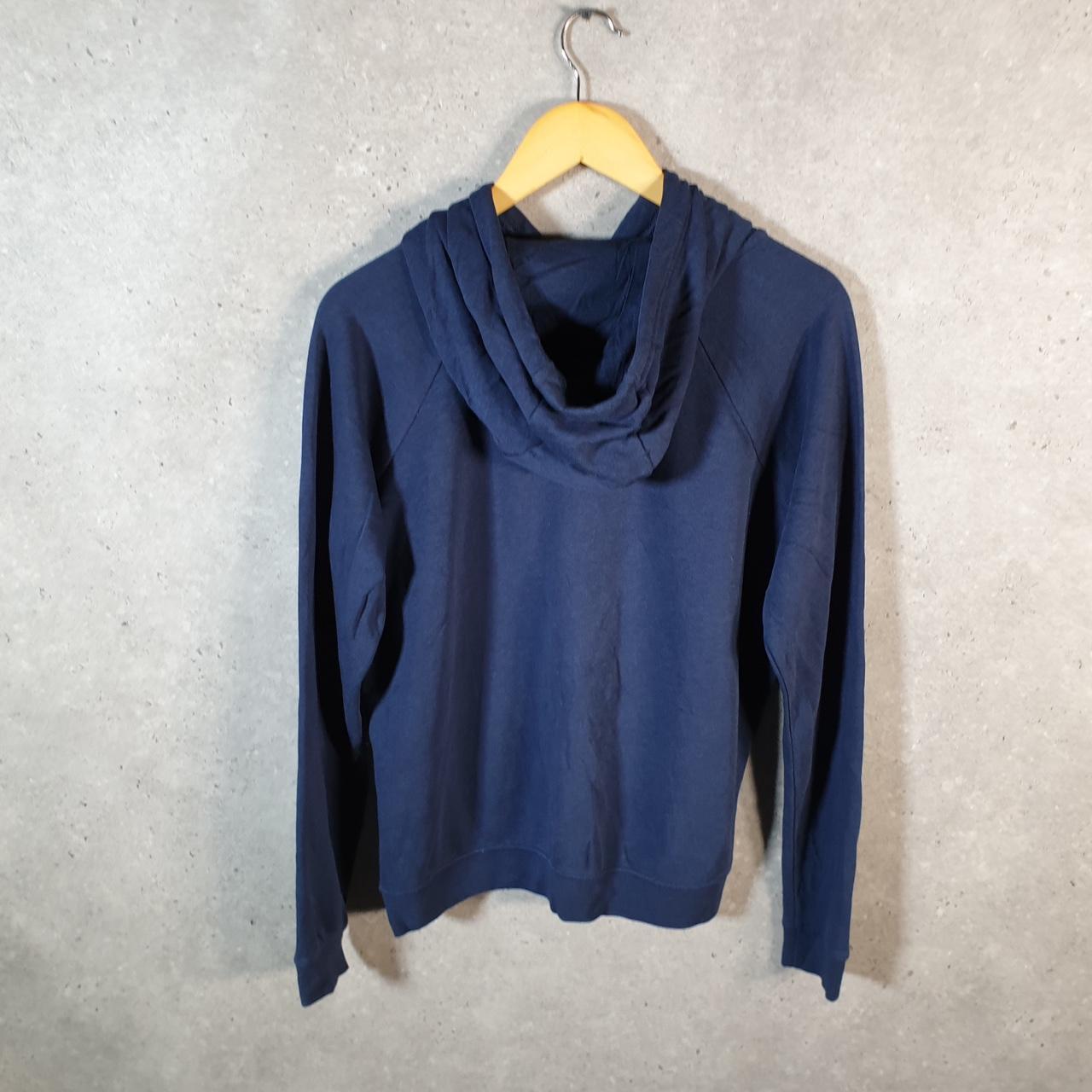 Vintage Nike Centre Swoosh USA Flag Hoodie Men’s Medium Navy Blue Swoosh Y2K Pullover