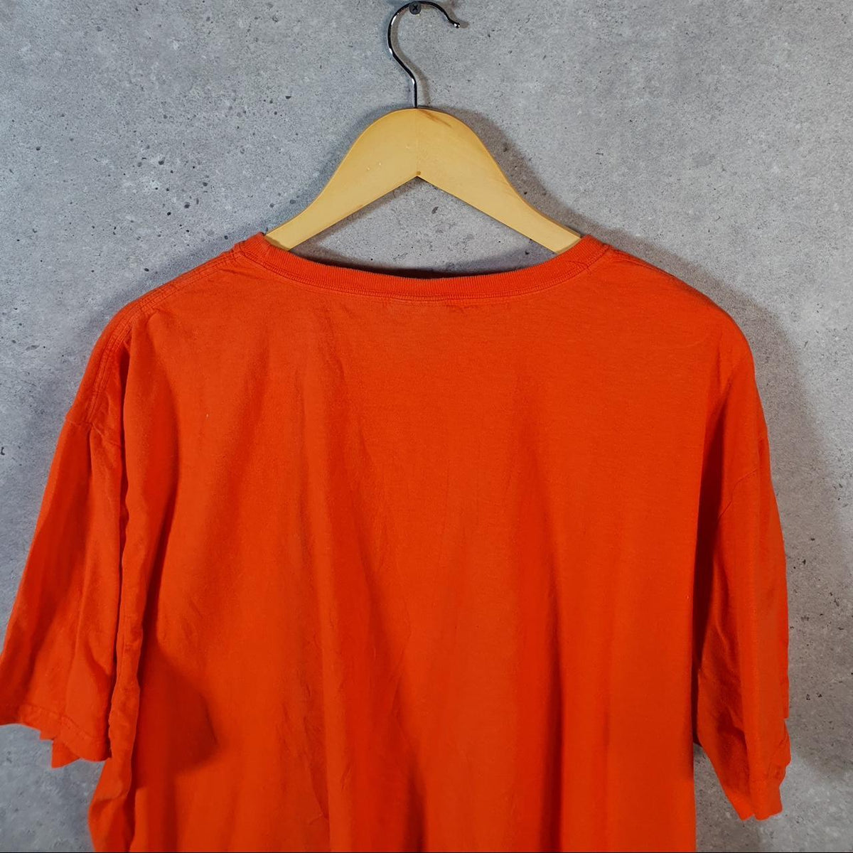 Vintage Ralph Lauren Polo T Shirt Men’s XL Orange Embroidered Classic Fit Pony C9079