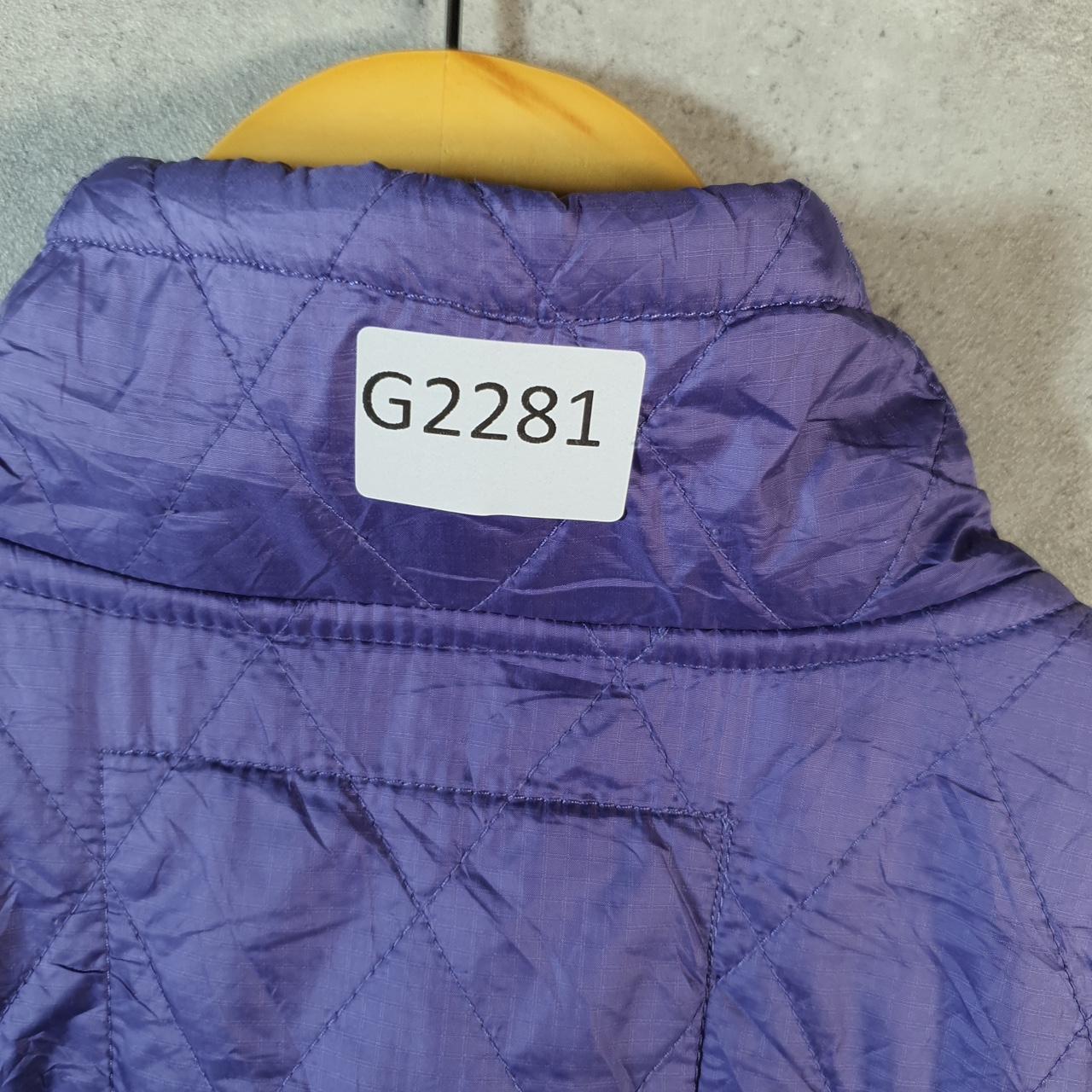 Vintage L.L. Bean Puffer Jacket Womens 2XL Purple Waterproof Shell