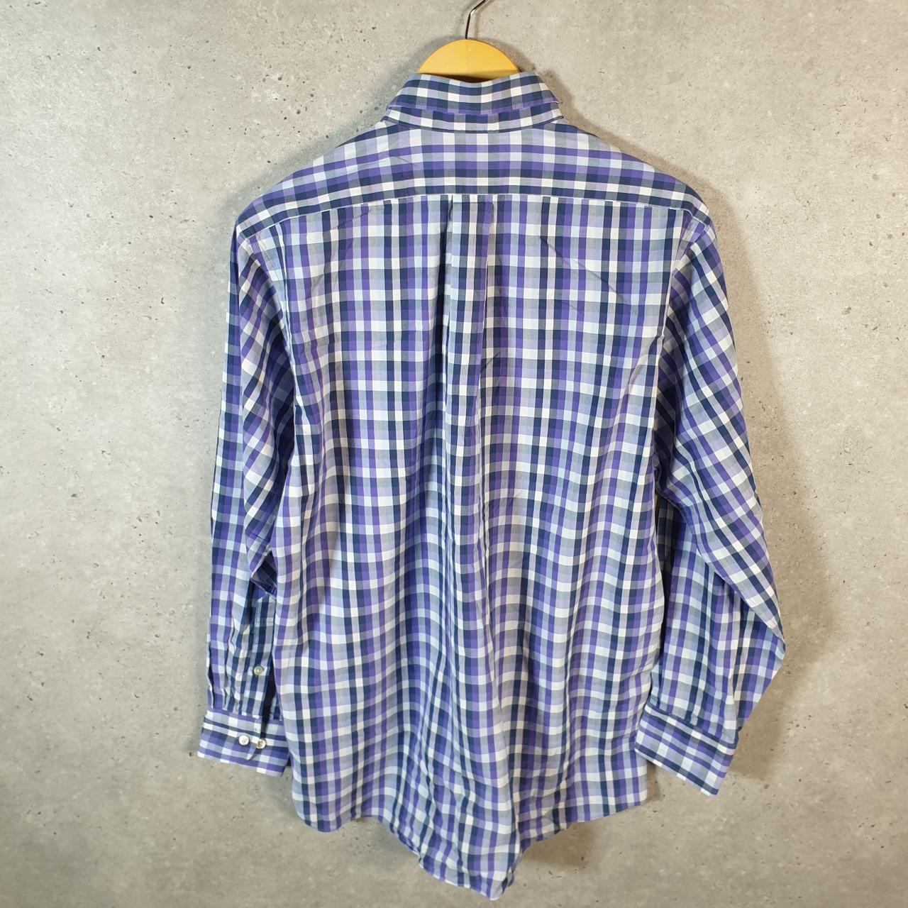 Vintage Chaps Ralph Lauren Button Down Shirt Men’s Medium Purple Regular Fit Cotton