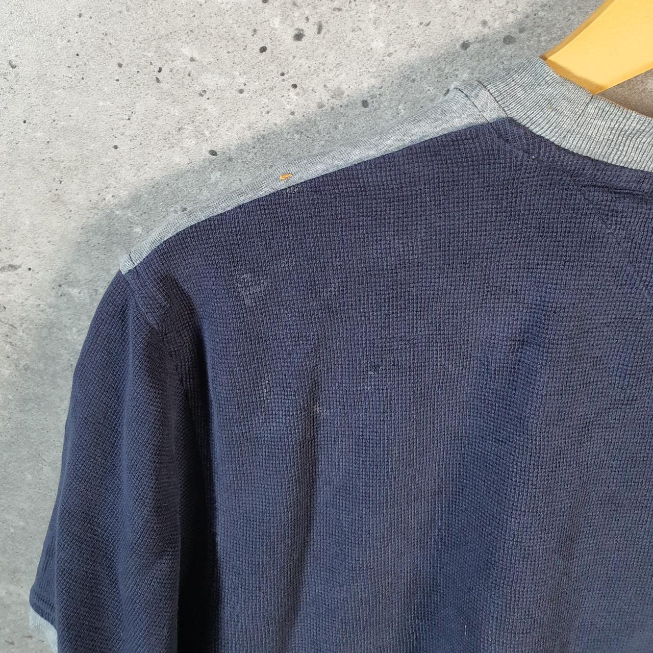 Vintage Tommy Hilfiger T Shirt Men’s Medium Navy Blue Classic Fit Embroidered Logo