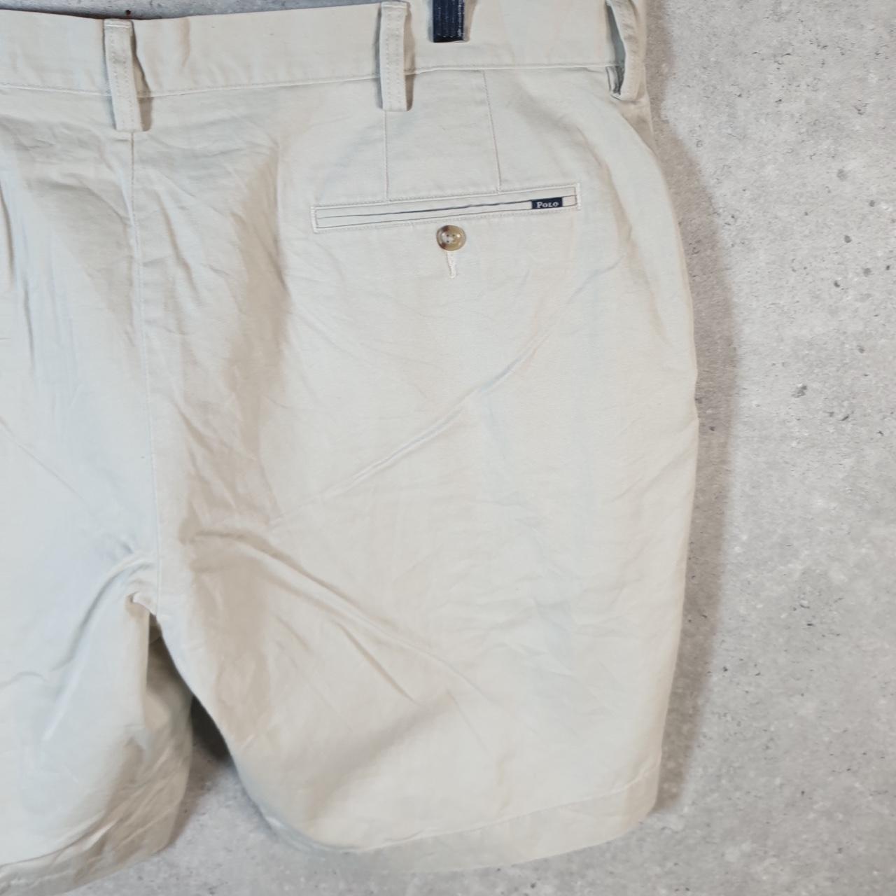 Vintage Ralph Lauren Polo Shorts Jorts Chino Cargo Men’s W40 Brown Baggy Cotton