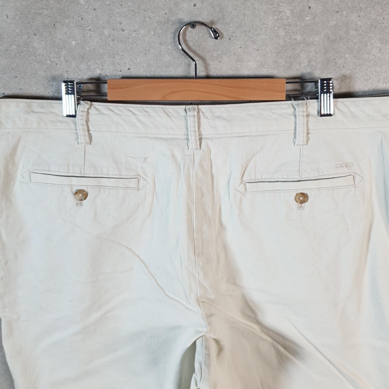 Vintage Izod Golf Chino Shorts Jorts Cargo Men’s W42 Beige Baggy Cotton