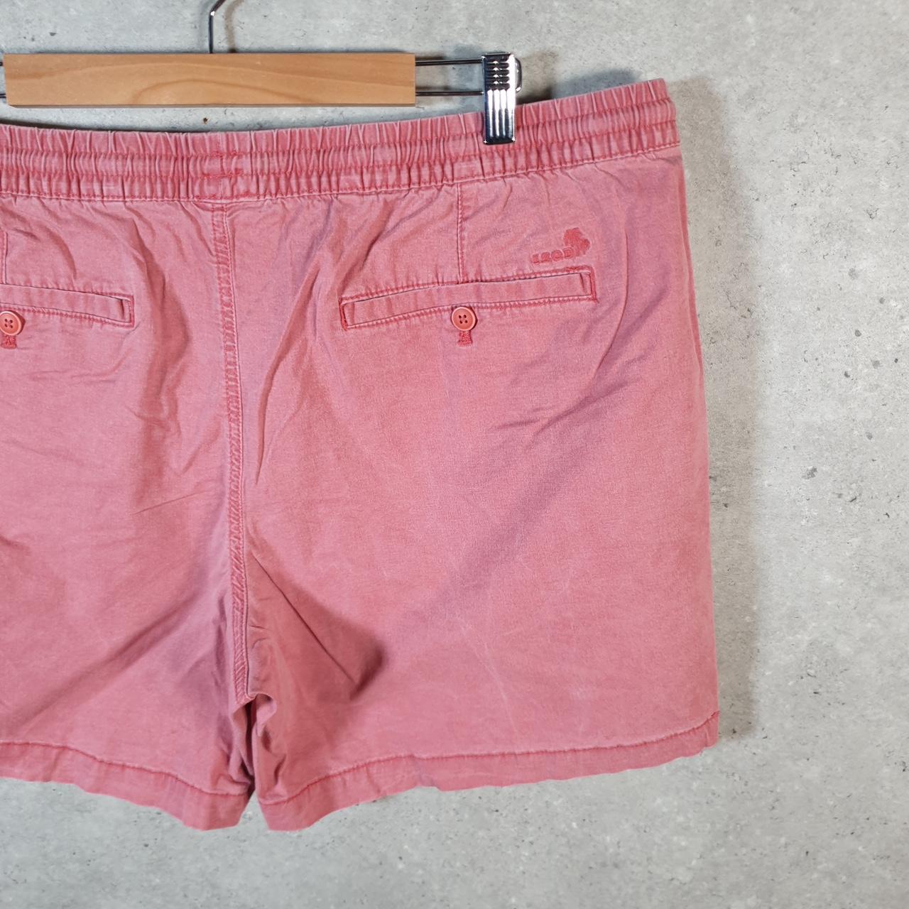 Vintage Izod Shorts Jorts Cargo Womens 2XL Pink Chino Pockets Baggy Cotton