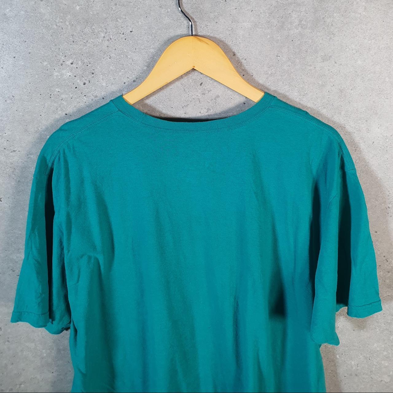 Vintage Adidas Go Tee T Shirt Shirt Men’s XL Blue Three Stripes Logo Athletic C9741