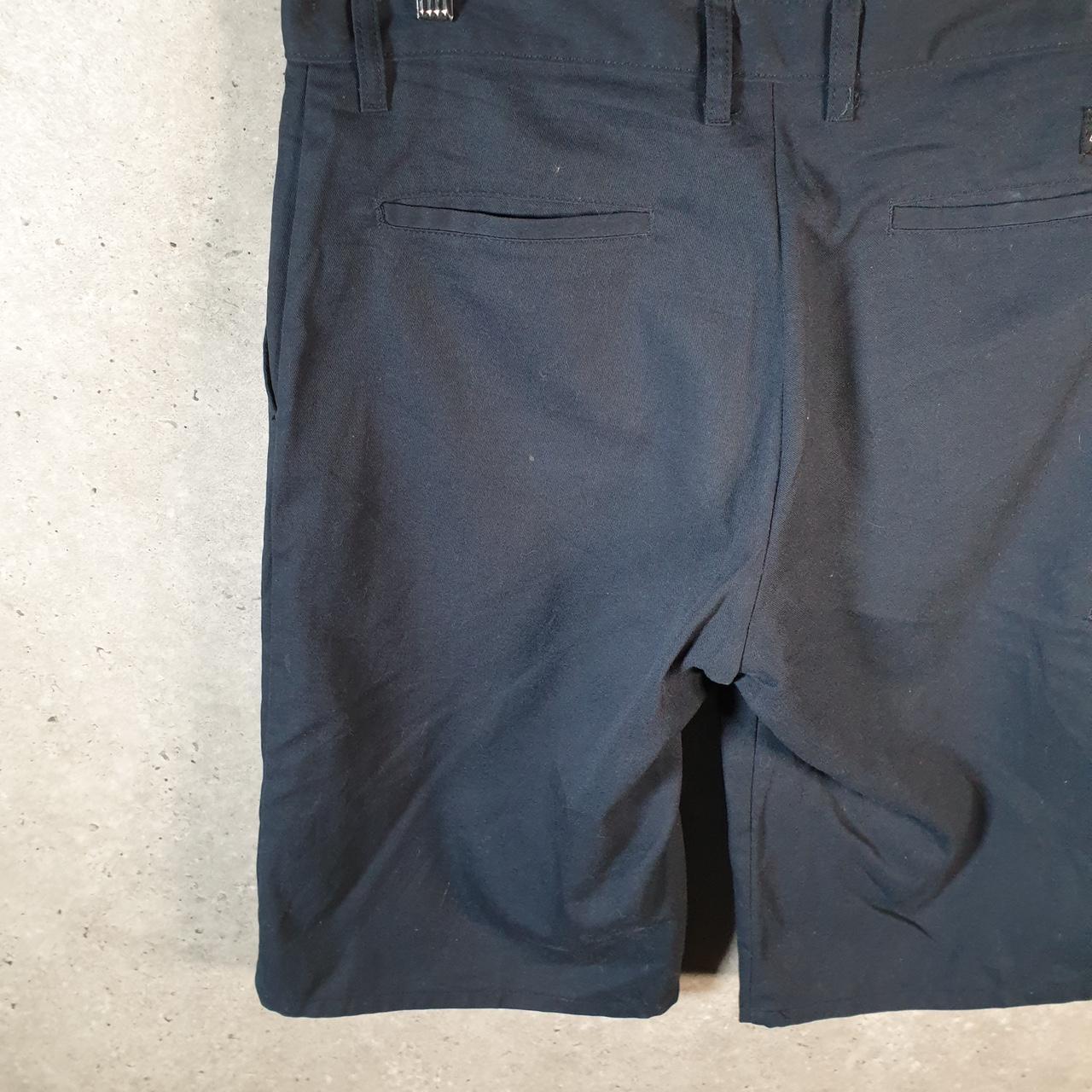 Vintage Dickies Baggy Chino Shorts Jorts Cargo Mens W34 Navy Blue Loose Fit
