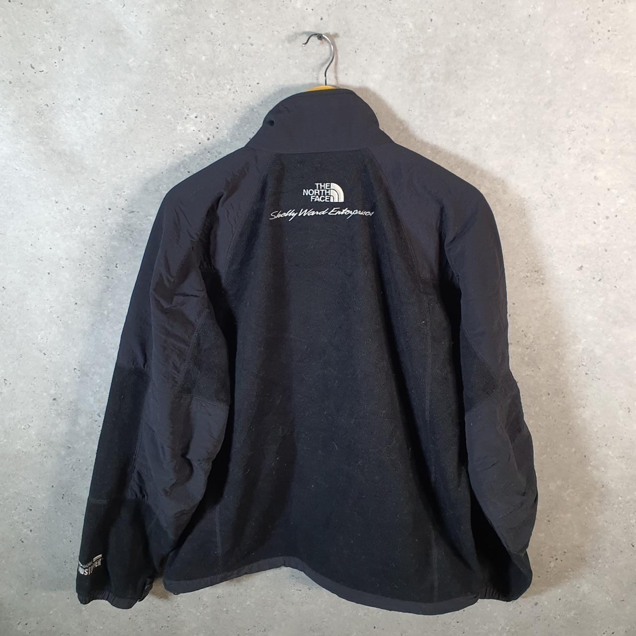 Vintage The North Face TNF Fleece Sweatshirt Mens Full Zip Medium Black Full Zip Logo