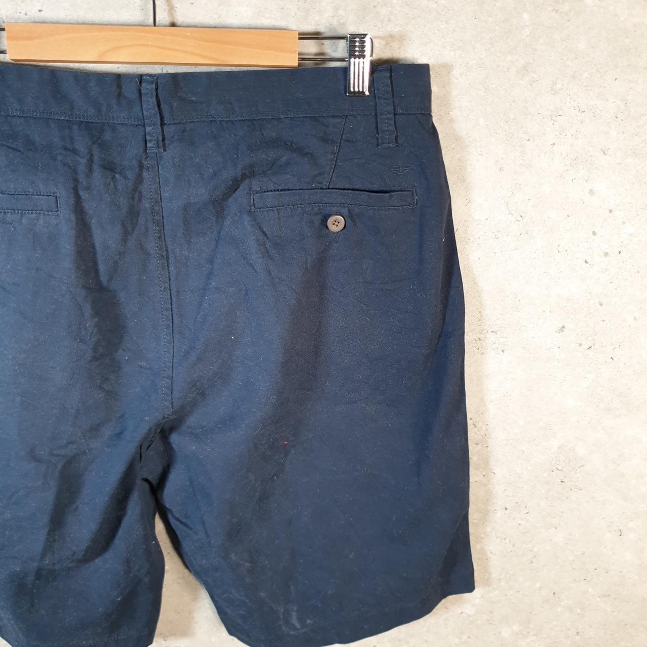 Vintage Dockers Chino Shorts Jorts Cargo Men’s W36 Navy Blue Baggy Cotton