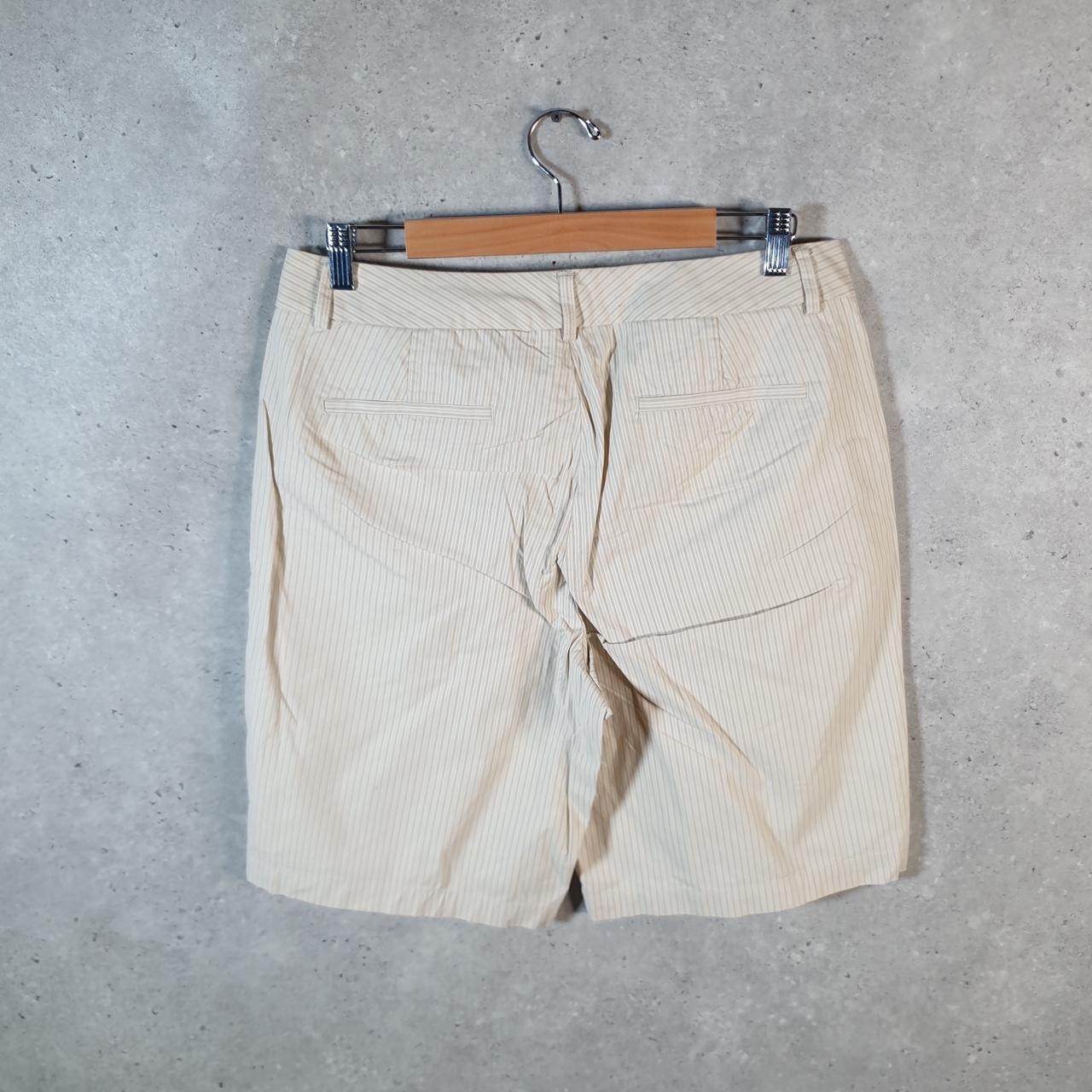 Vintage Dockers Chino Shorts Jorts Cargo Womens W34 Brown Baggy Cotton