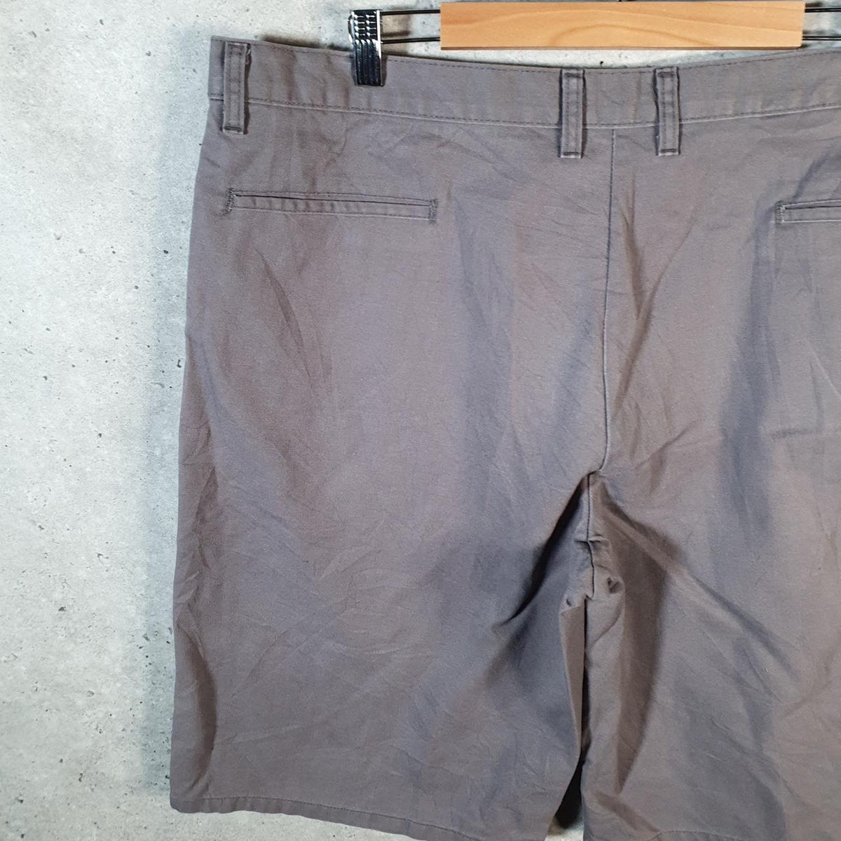 Vintage Dickies Baggy Chino Shorts Jorts Cargo Mens W40 Grey Regular Fit