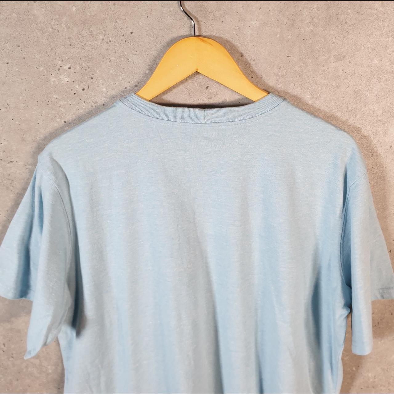 Vintage Carhartt Pocket T Shirt Womens XL Blue Workwear Chore Utility Loose Fit C9304