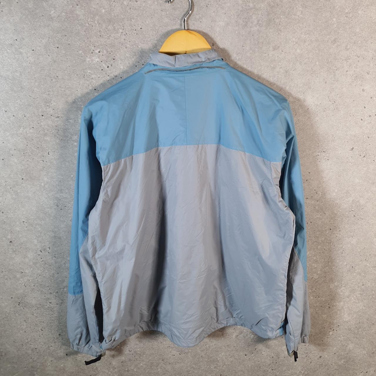 Vintage L.L. Bean Outdoors Nylon Jacket Womens Medium Blue Waterproof