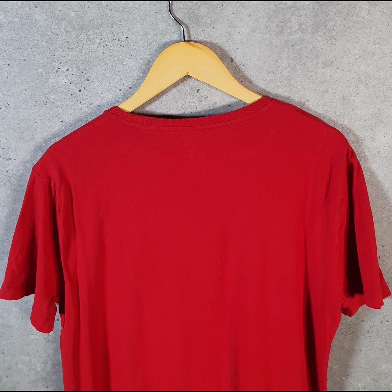 Vintage Ralph Lauren Polo T Shirt Men’s Large Red Embroidered Pony Custom Slim Fit C9093