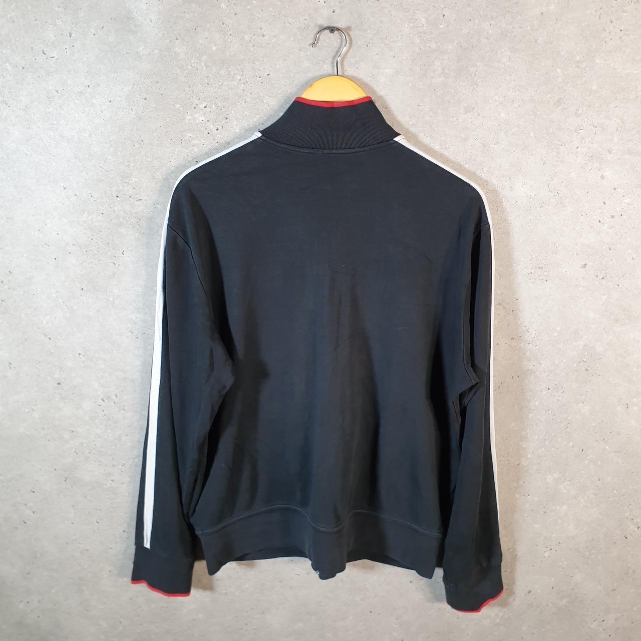 Vintage Ralph Lauren Polo Sweatshirt Men’s Large Black Full Zip Cotton Pullover Pony