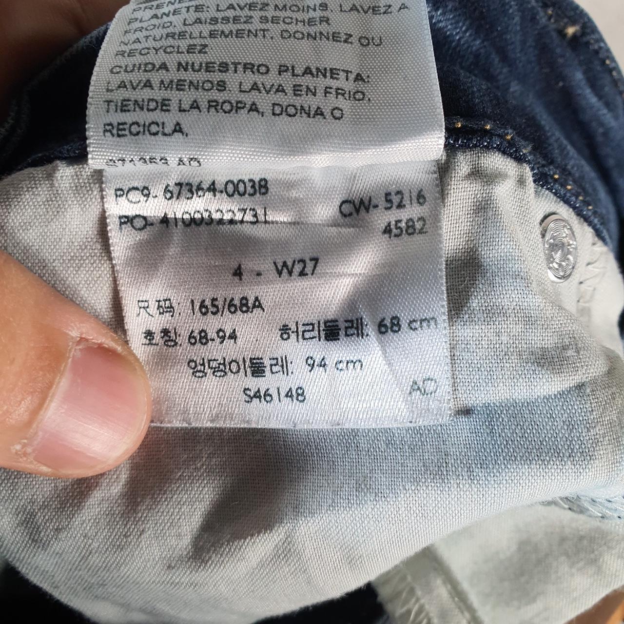 Vintage Levi’s Baggy Shorts Jorts Cargo Womens W27 Blue Relaxed Denim