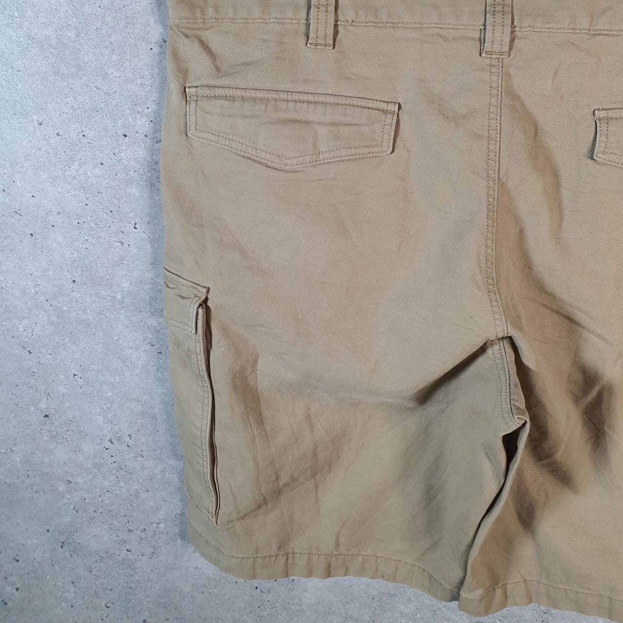 Vintage Carhartt Baggy Carpenter Shorts Jorts Cargo Men’s W42 Brown Relaxed Fit Workwear Big Fish Vintage