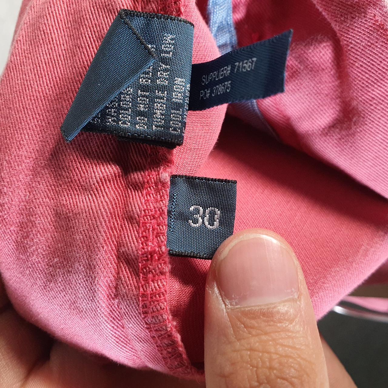 Vintage Ralph Lauren Polo Shorts Jorts Chino Cargo Men’s W30 Pink Baggy Cotton