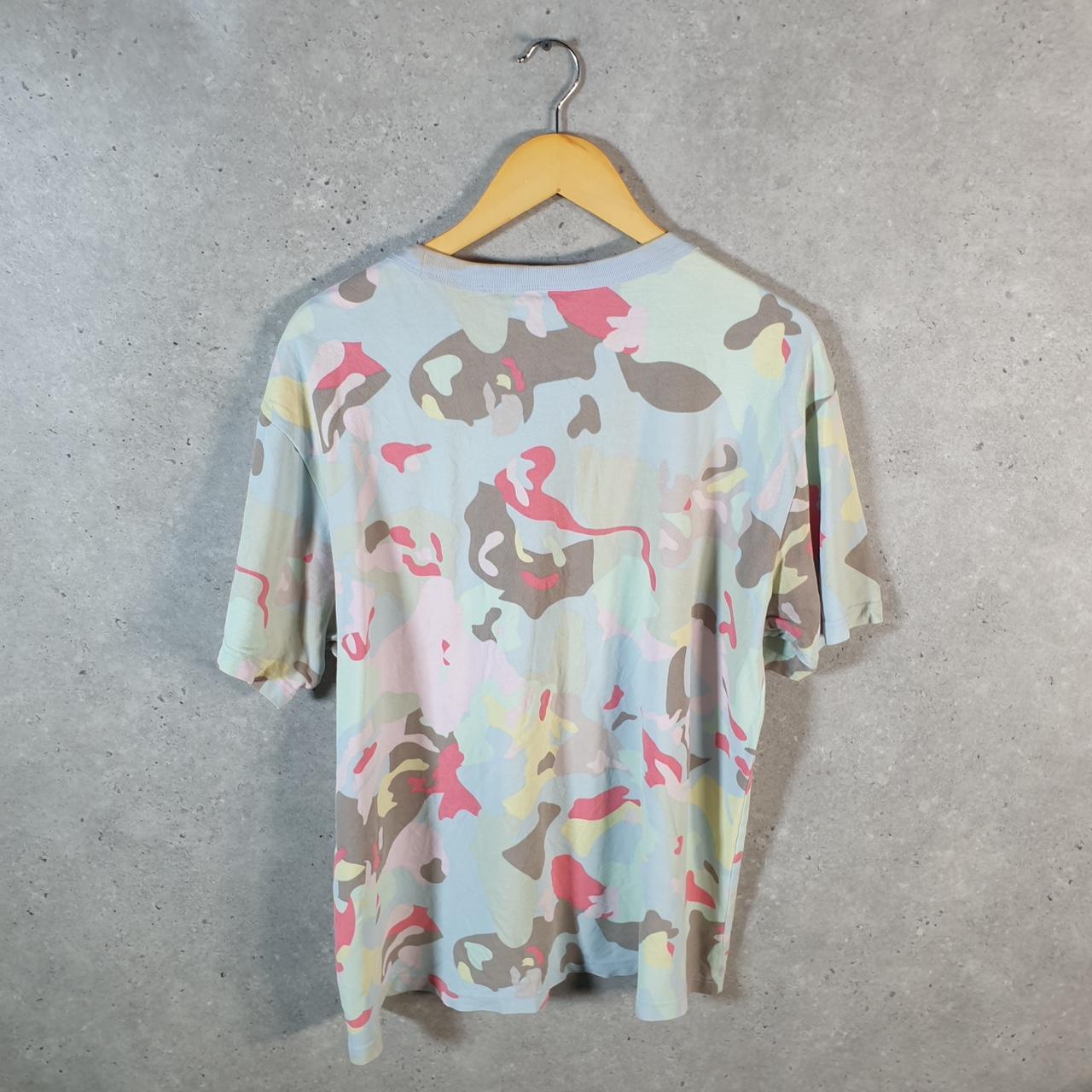 Vintage Adidas Army Camouflage T Shirt Mens Large Camo Trefoil Logo Athletic