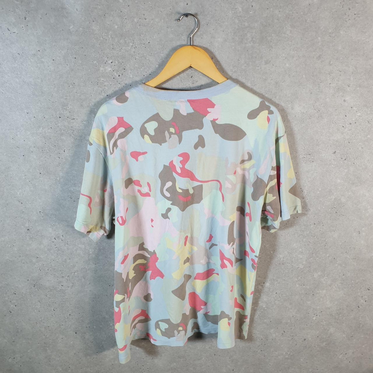 Vintage Adidas Army Camouflage T Shirt Mens Large Camo Trefoil Logo Athletic