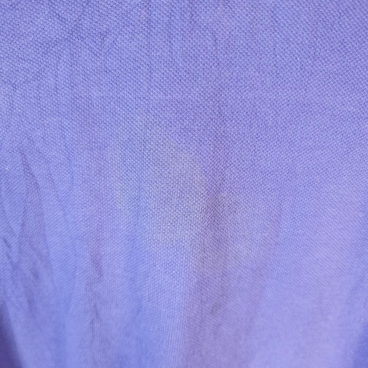 Vintage Ralph Lauren Polo Shirt Men’s Large Purple Custom Fit Embroidered Pony C9768