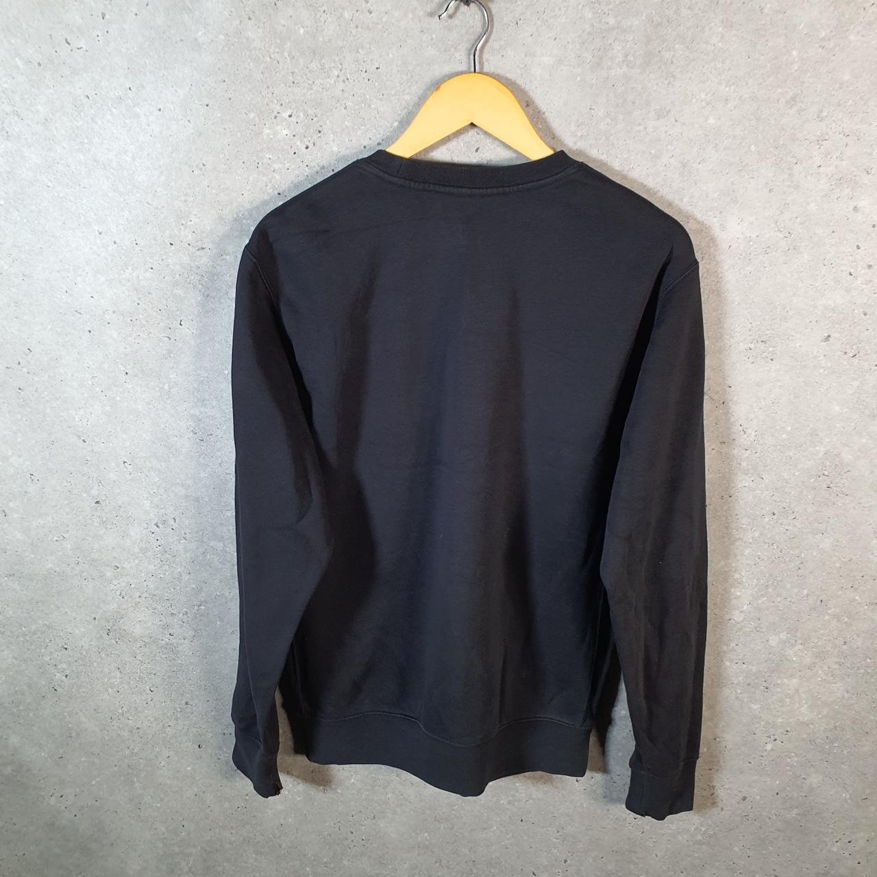 Vintage Nike Club Spellout Hoodie Men’s Small Black Swoosh Y2K Pullover