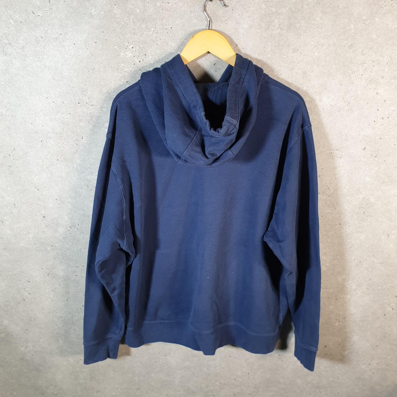 Vintage Nike Club Embroidered Hoodie Men’s XL Navy Blue Swoosh Y2K Pullover