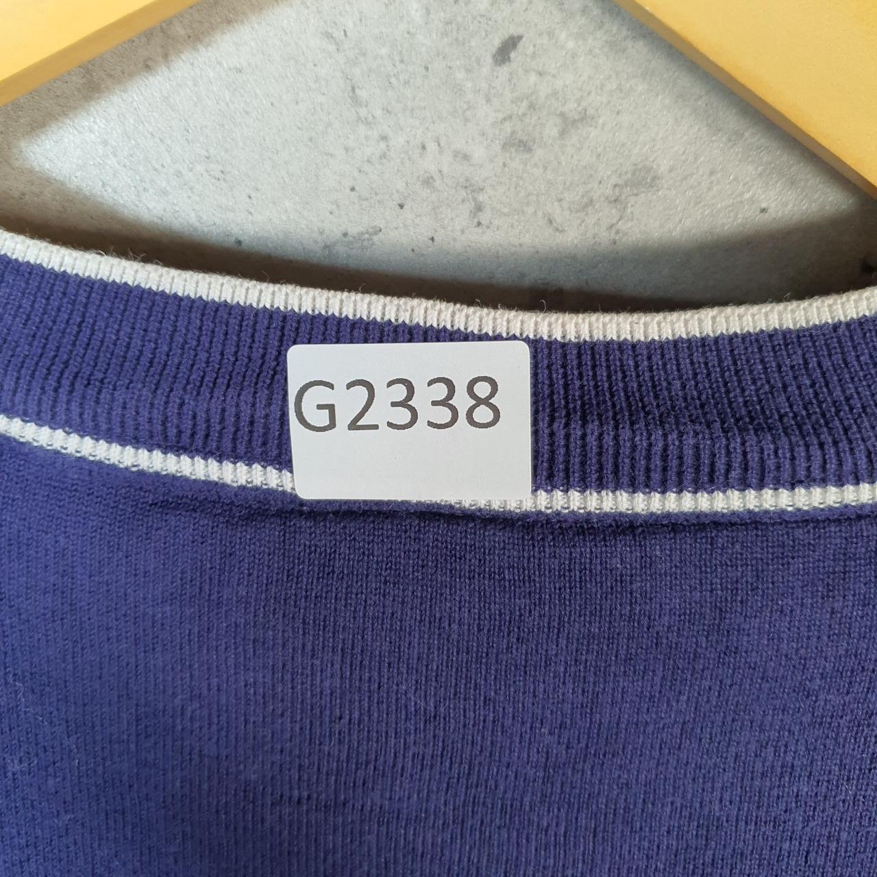 Vintage Nike Knit Club Sweatshirt Womens Small Navy Blue Swoosh Y2K Pullover Logo