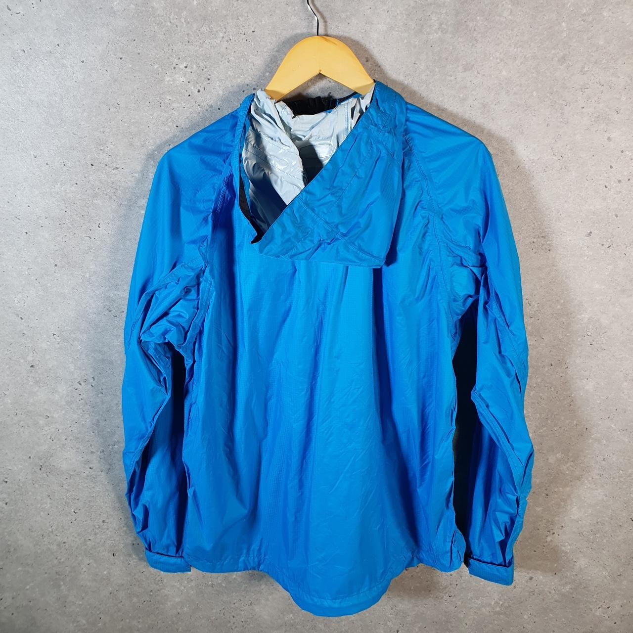 Vintage L.L. Bean Outdoors Nylon Jacket Womens Medium Blue Waterproof Hooded