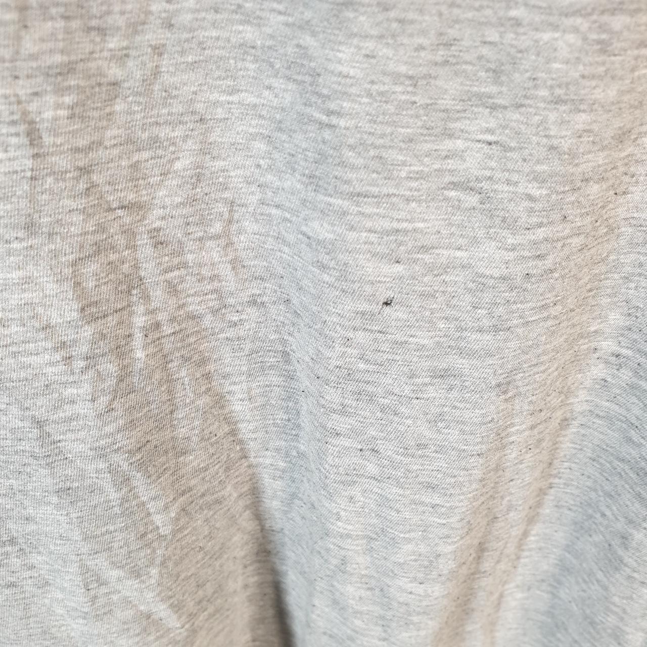 Vintage Adidas Spellout T Shirt Men’s Large Grey Three Stripes Logo Athletic