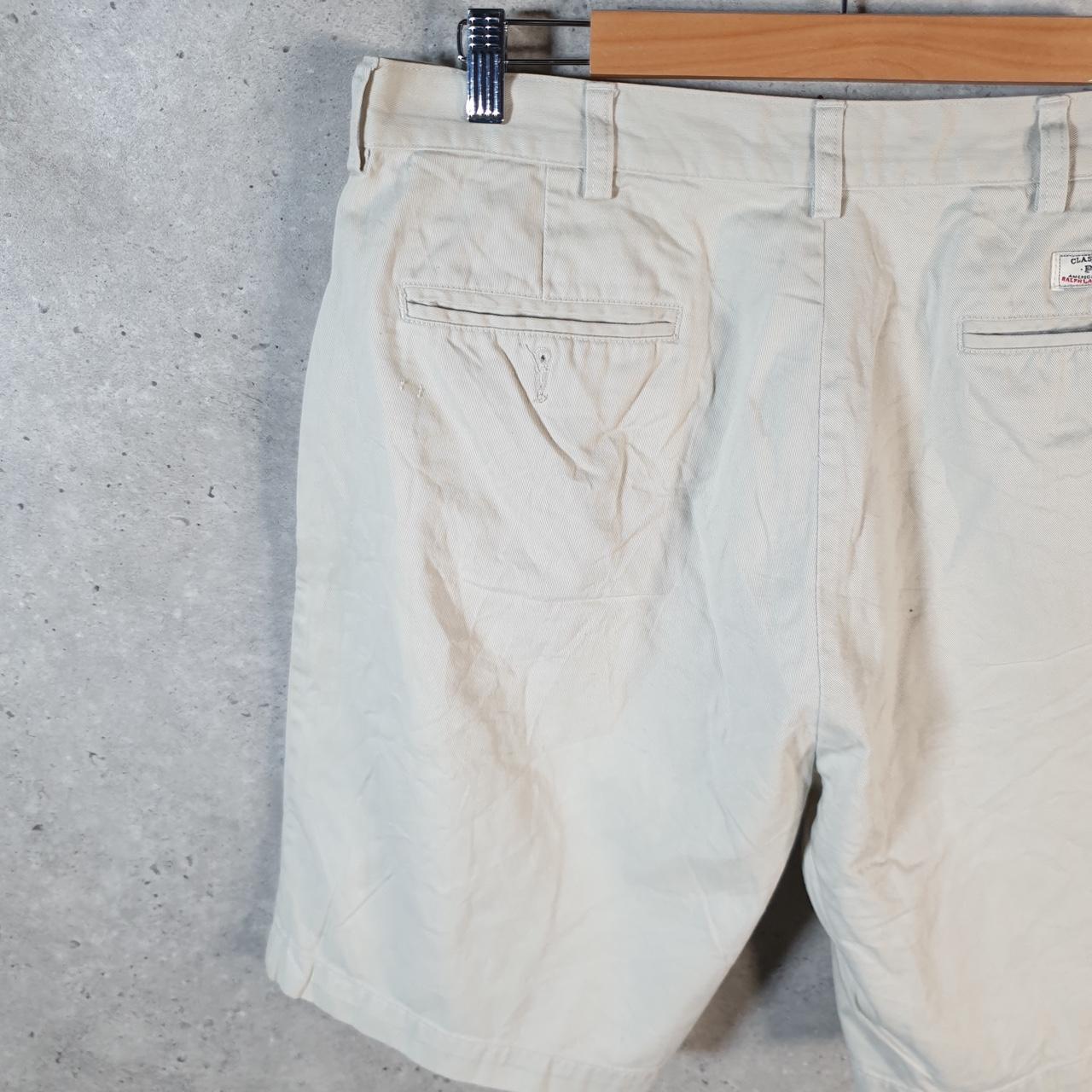 Vintage Ralph Lauren Polo Shorts Jorts Chino Cargo Men’s W36 Brown Baggy Cotton
