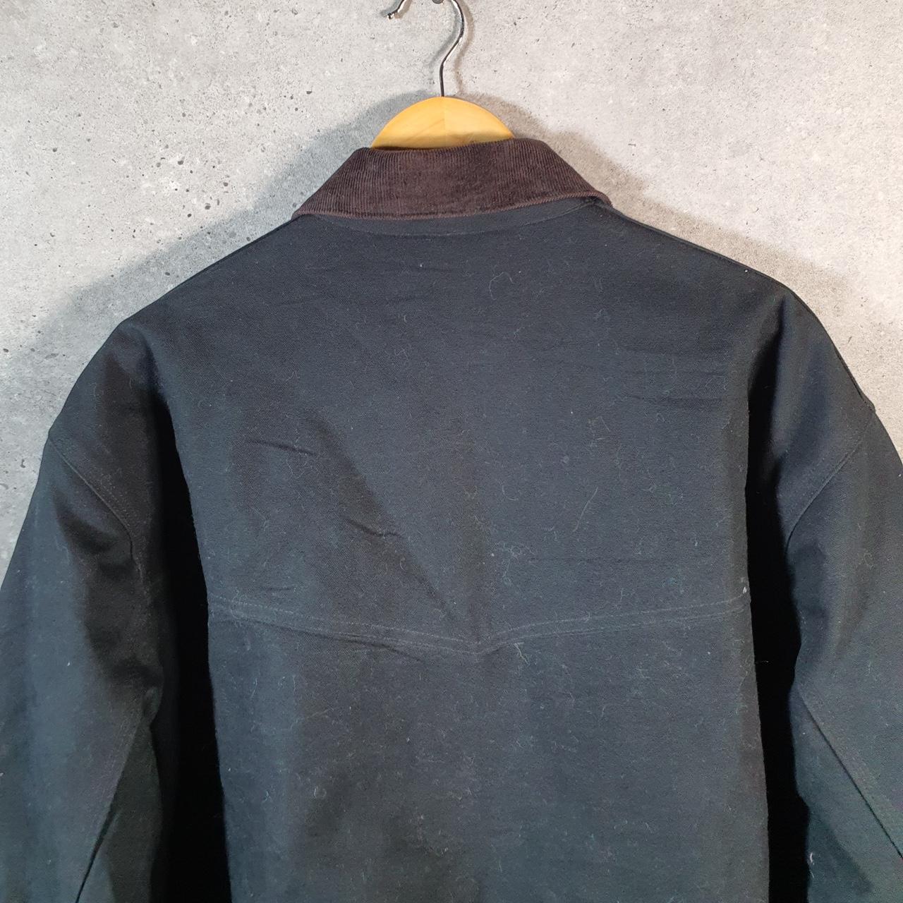 Vintage Carhartt Santa Fe Work Jacket Men’s XL Black J13 BLK USA Big Fish Vintage