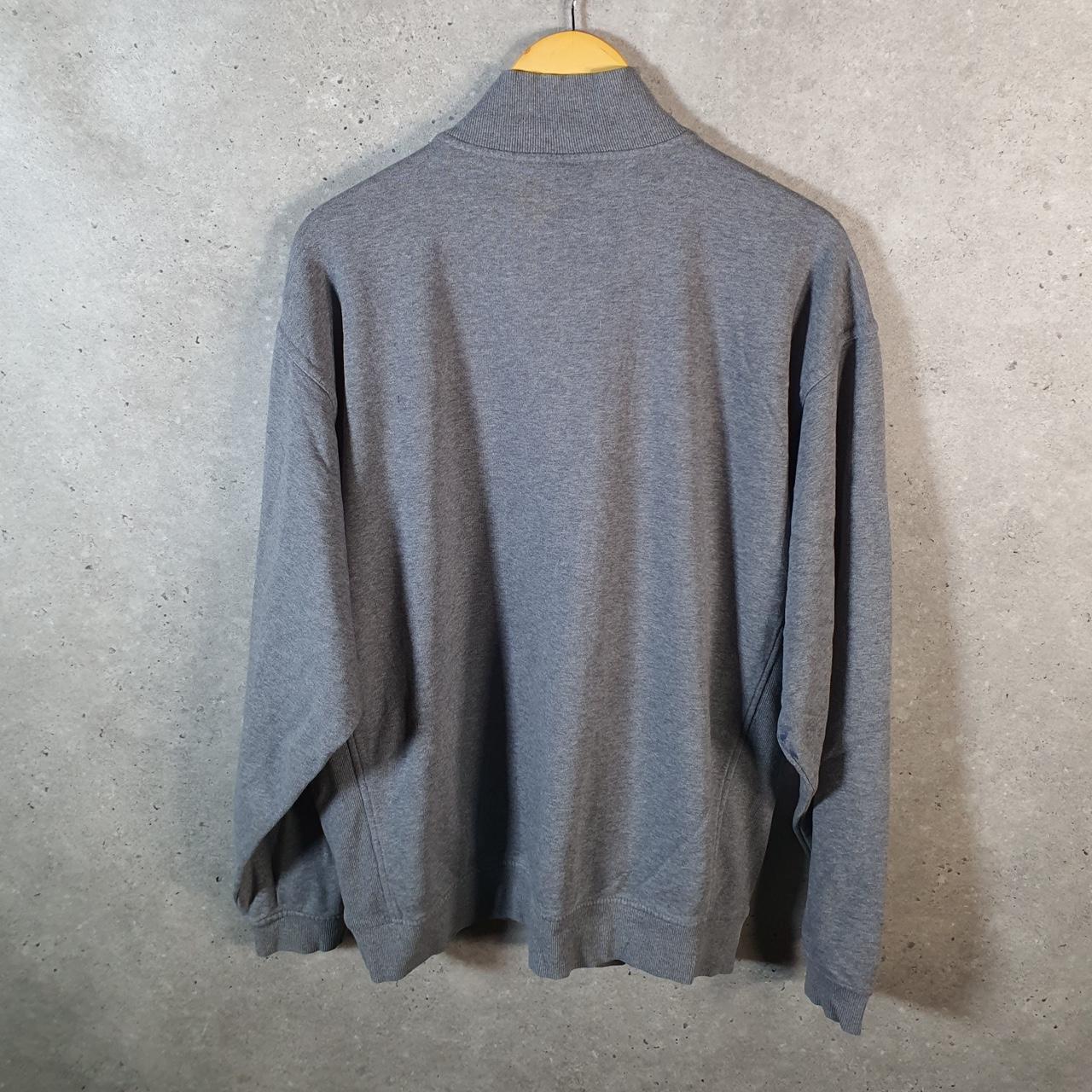 Vintage Nike Team Deep Run Basketball 1/4 Zip Sweatshirt Men’s Medium Grey Swoosh