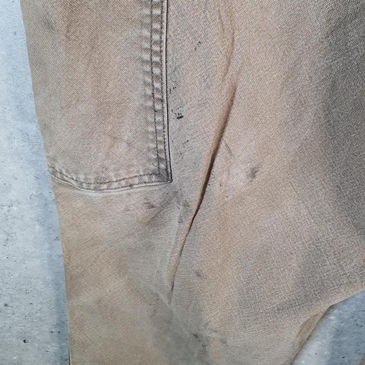 Vintage Carhartt Carpenter Trousers Mens W38 L32 Brown Relaxed Fit Workwear