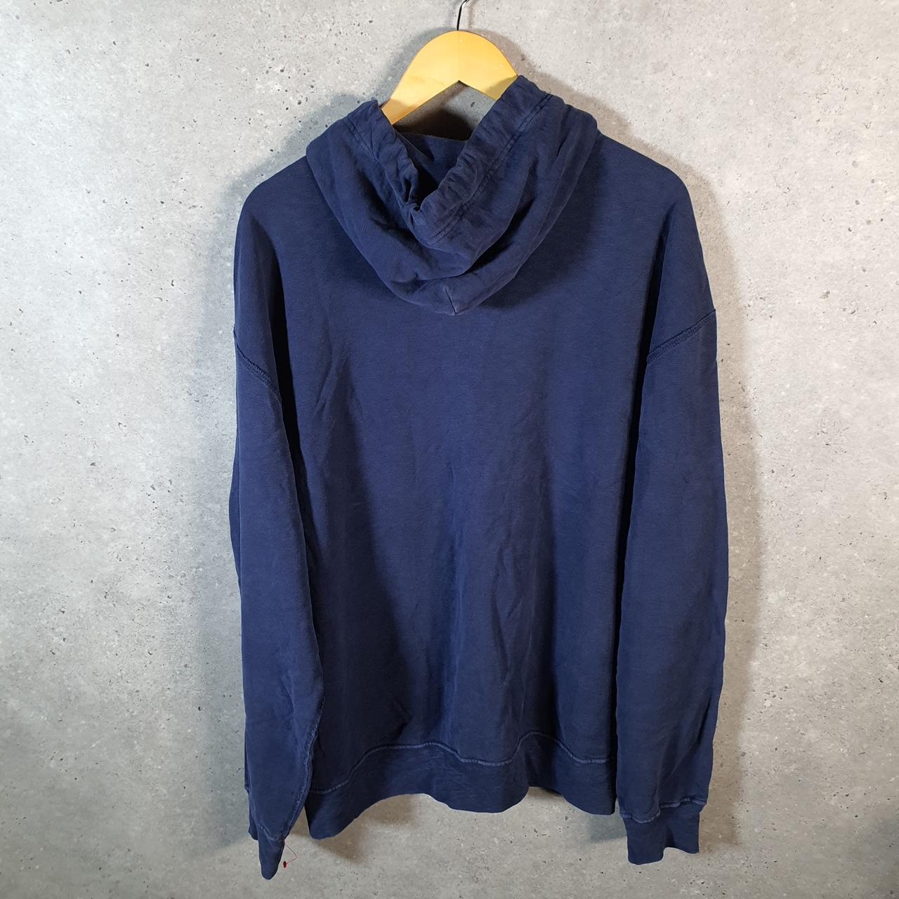 Vintage Ralph Lauren Polo Full Zip Hodie Men’s XL Tall Navy Blue Cotton Pony