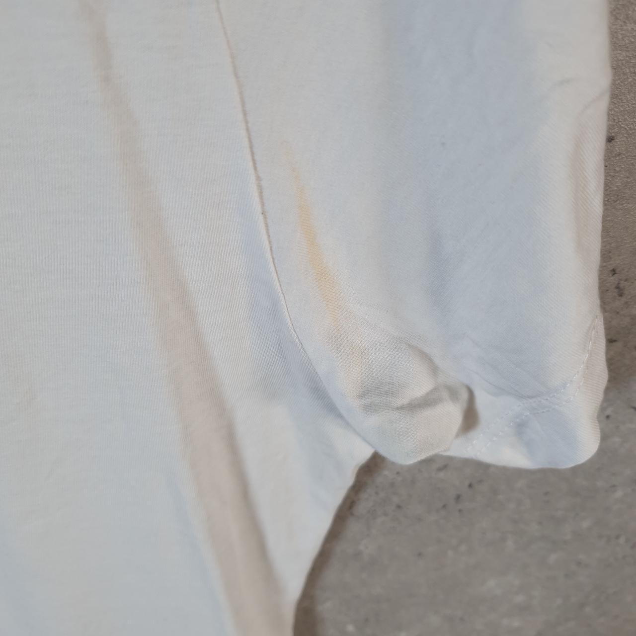 Vintage Puma Spellout T Shirt Womens UK10 White sports Logo Athletic