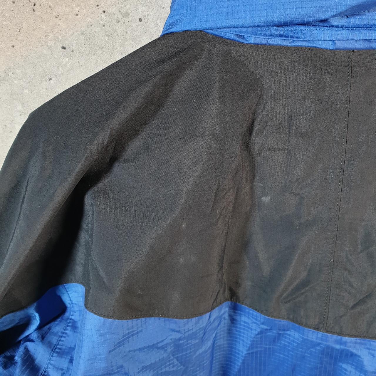 Vintage L.L. Bean Outdoors Nylon Jacket Womens Medium Hooded Blue Waterproof