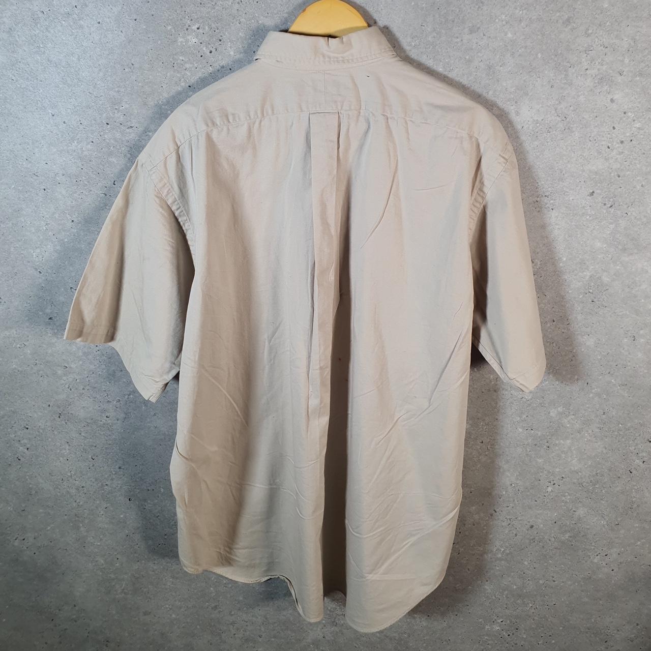 Vintage Ralph Lauren Button Down Shirt Men’s XL Brown Blake Cotton Pony