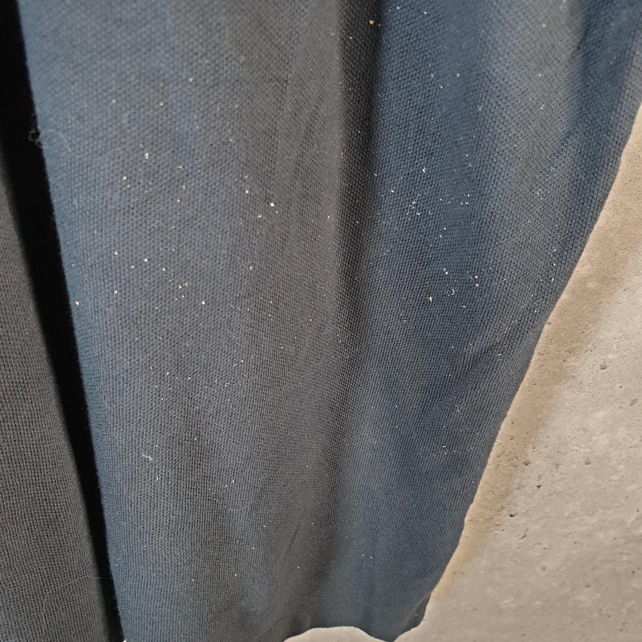 Vintage Tommy Hilfiger Spellout Crest Badges Polo Shirt Men’s Large Black Embroidered