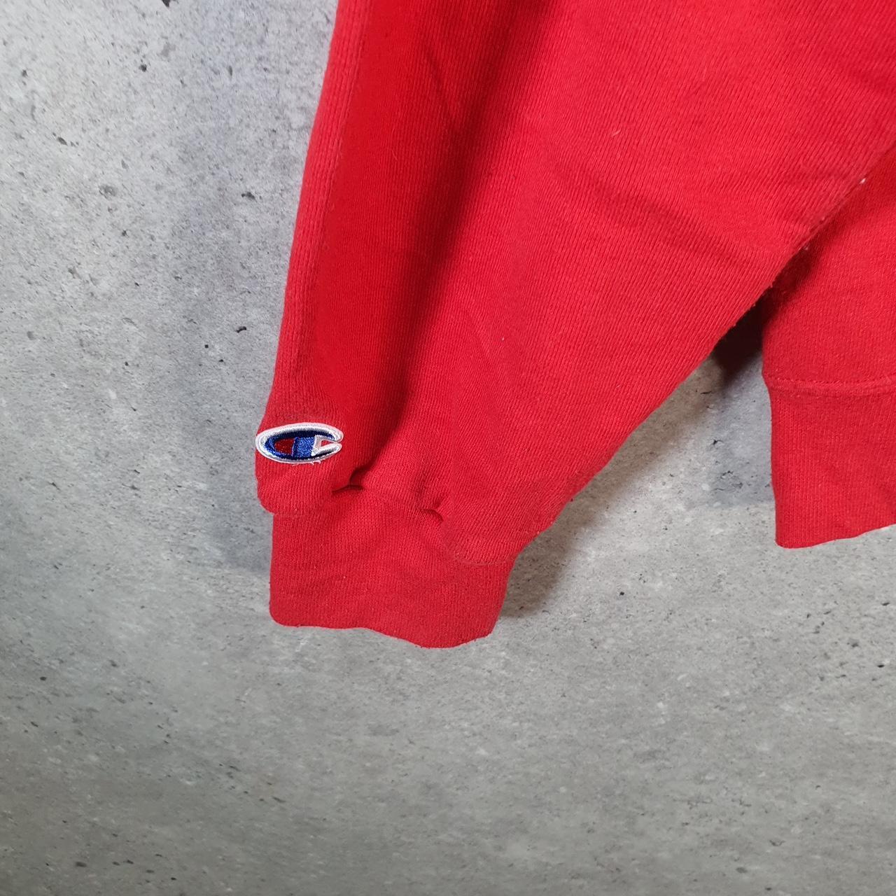 Vintage Champion San Diego State Sweatshirt Men’s M Red USA Pullover Spellout Logo