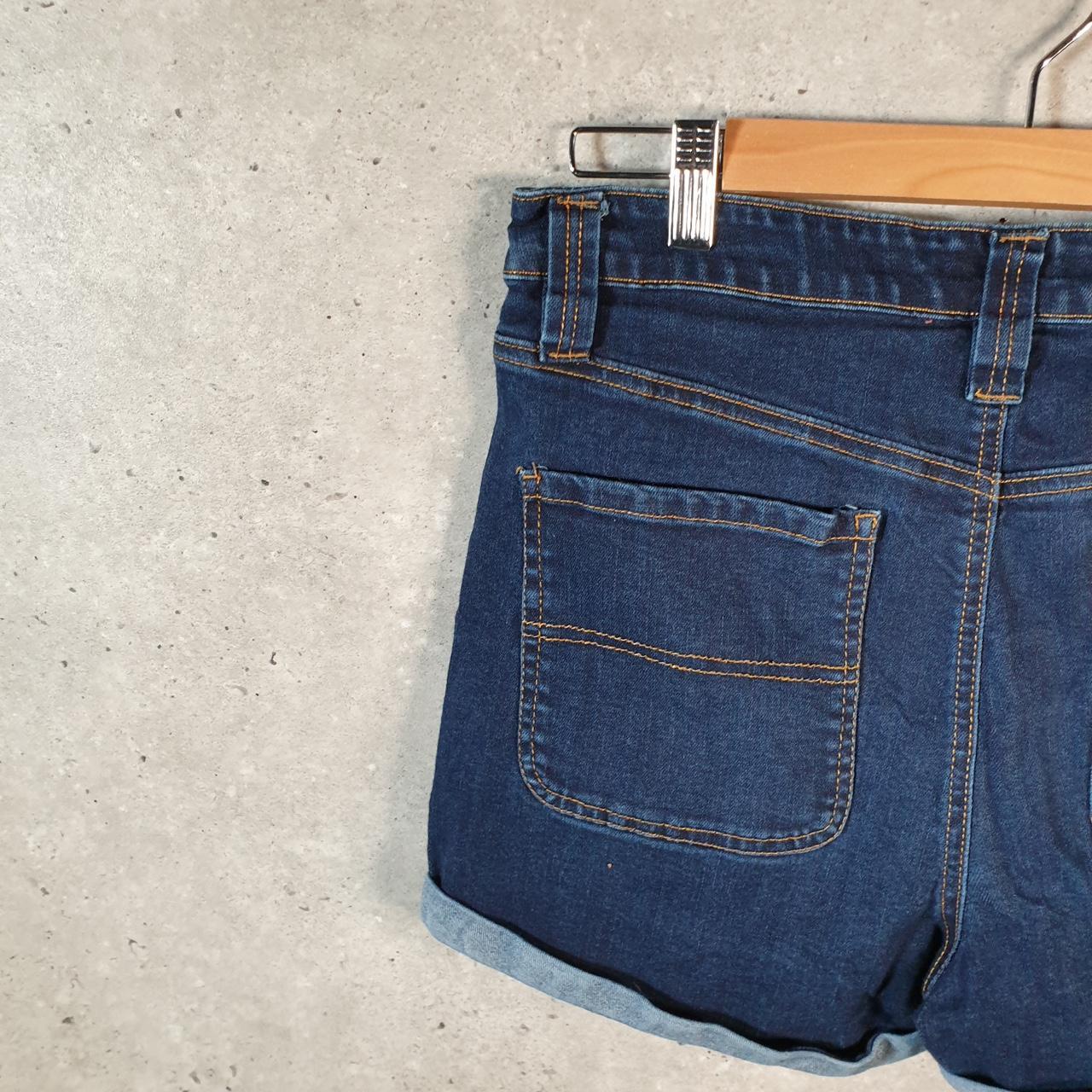 Vintage Dickies Baggy Denim Jean Shorts Jorts Cargo Womens W30 Blue Relaxed Fit