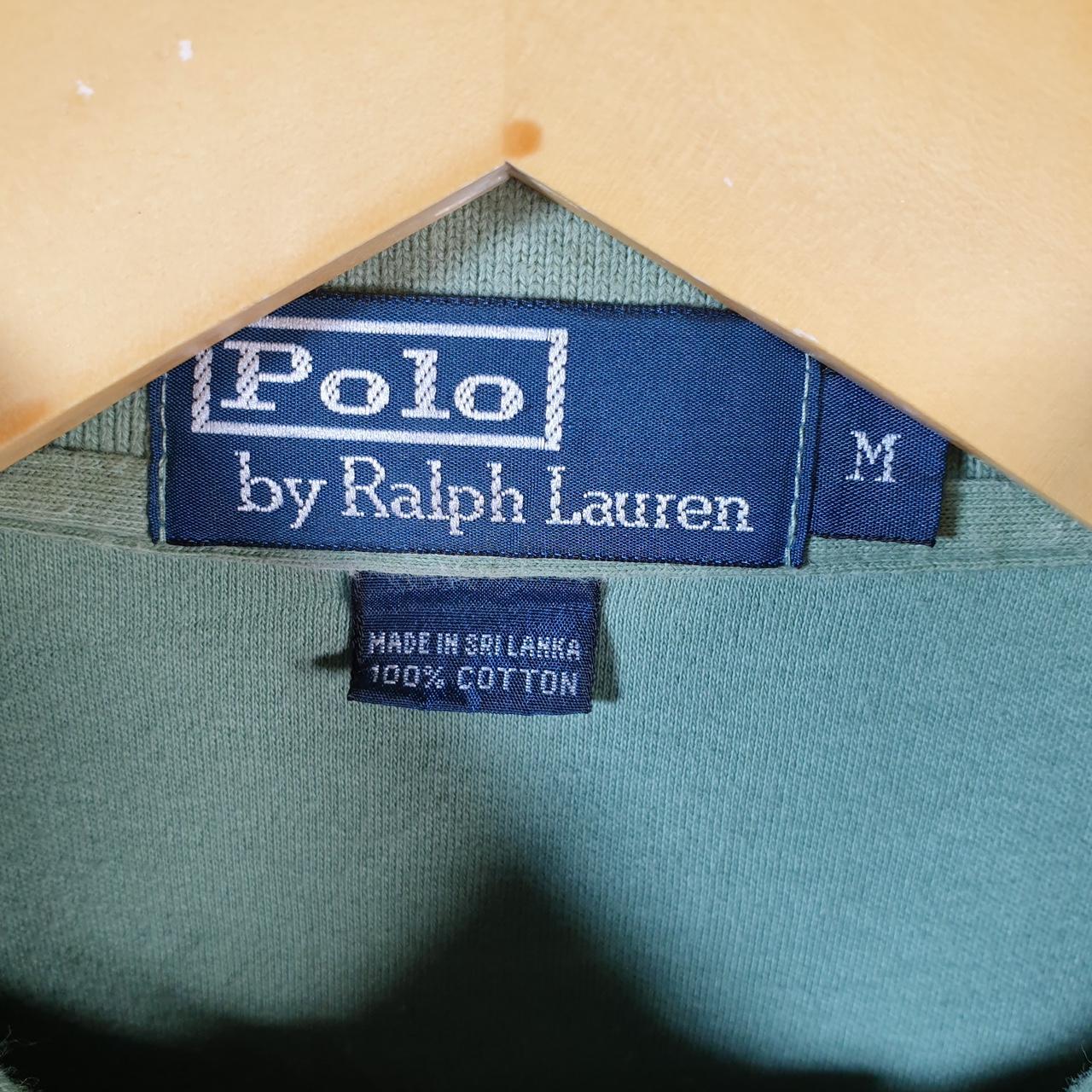 Vintage Ralph Lauren Polo Shirt Men’s Medium Green Classic Fit Embroidered Pony