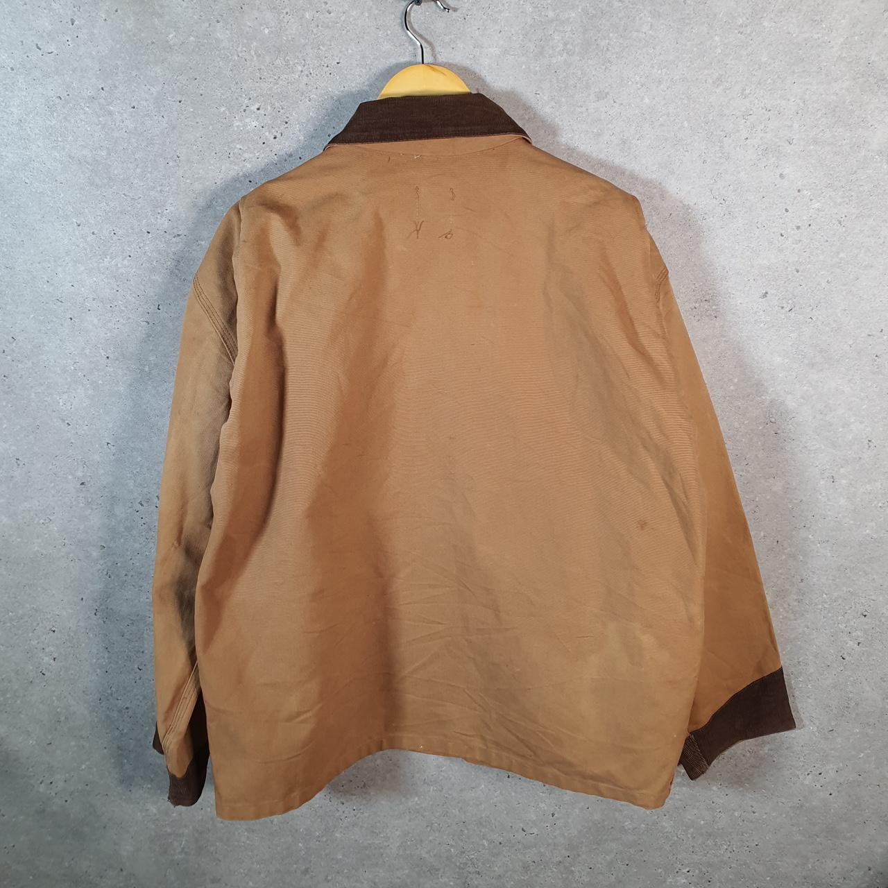 Vintage Carhartt Barn Chore Jacket Men’s Large Brown Workwear Canvas USA G2113